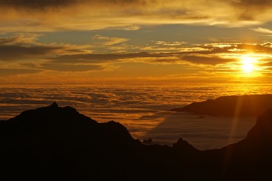 Západ slunce na Madeie